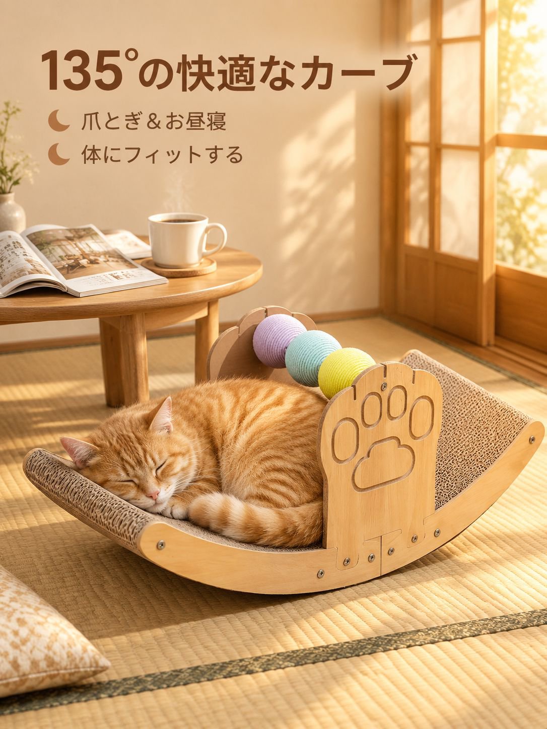 大型猫用耐摩耗キャットスクラッチパッド垂直ソファカバー猫用トイレ