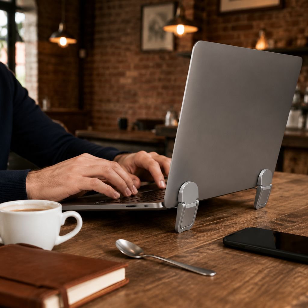 Portable Desktop Computer Heightening Stand Foldable Mini Office Support