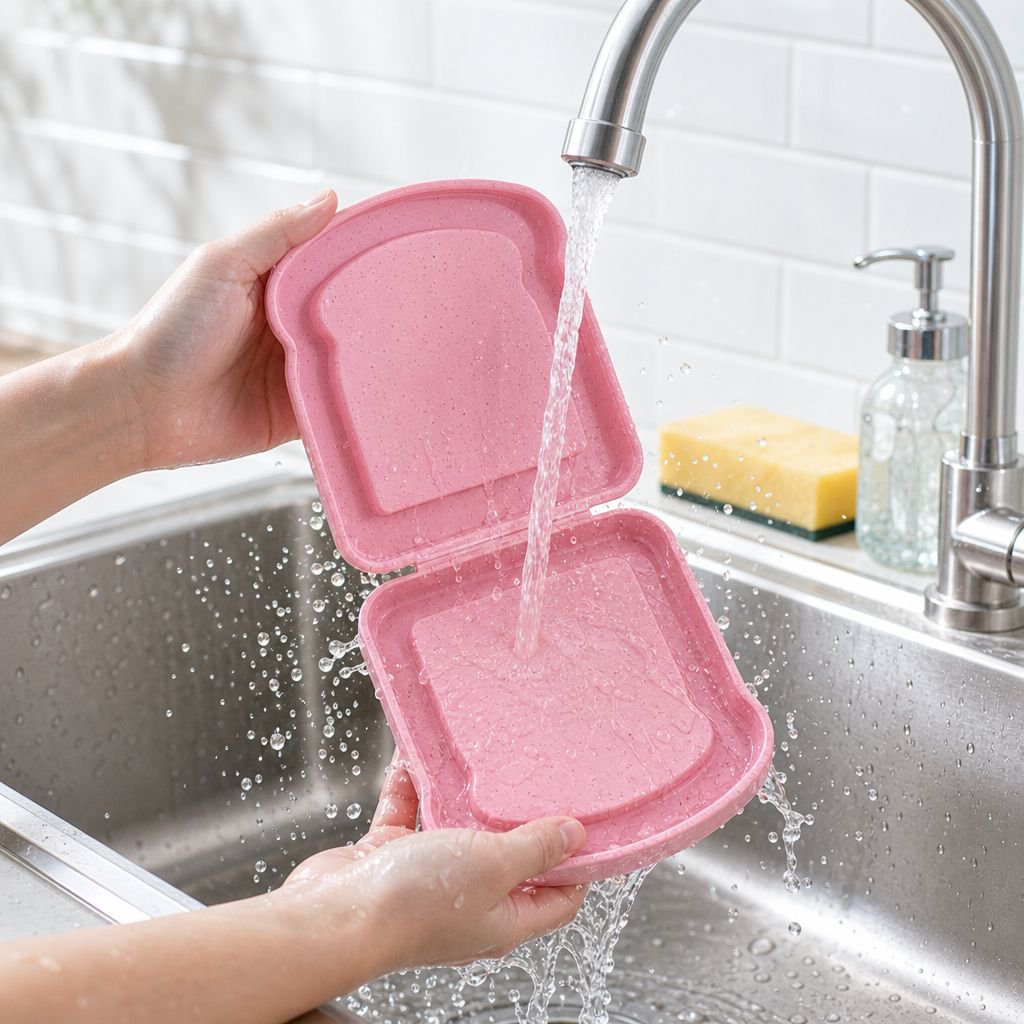 Boîte à lunch compacte pour voyage et pique-nique