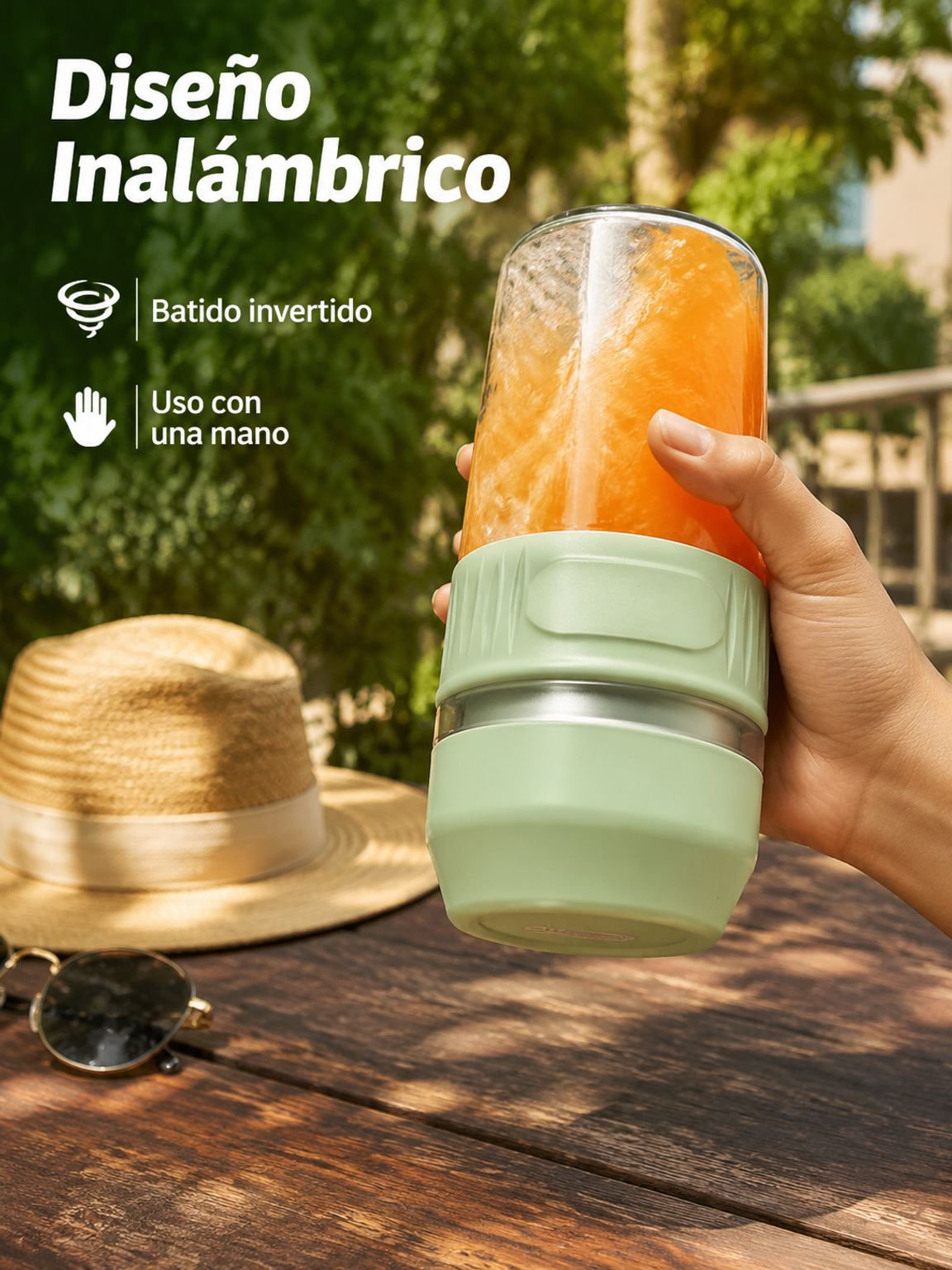 Compact Portable Rechargeable Juice Blender Cup