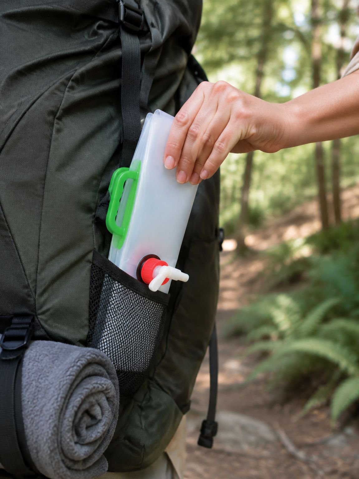 Opvouwbare waterzak, 10 L