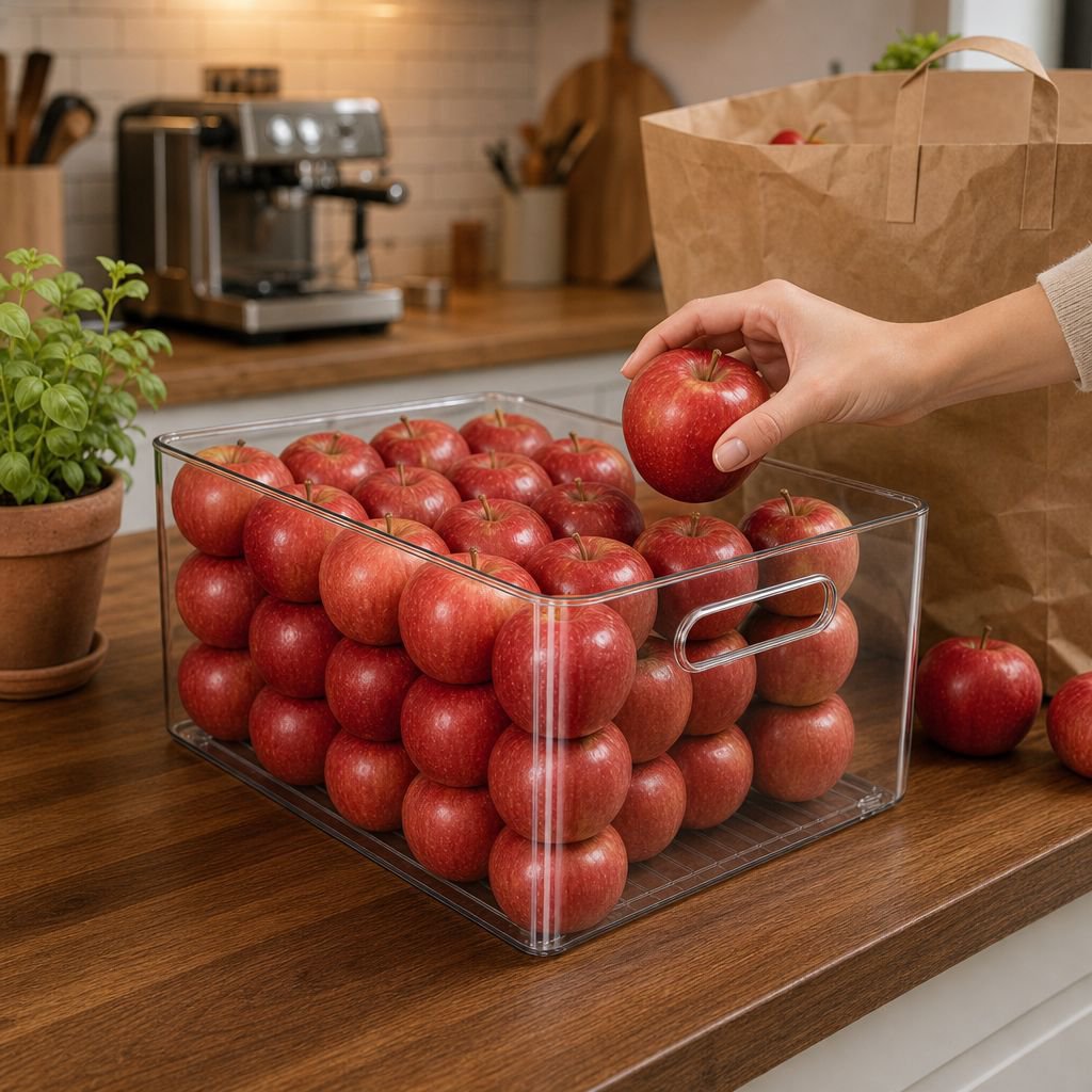 Refrigerator organizer, storage box, egg storage box, freezer-specific kitchen fruit and vegetable d