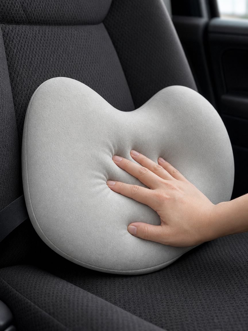 Set de confort para coche: cuello y lumbar