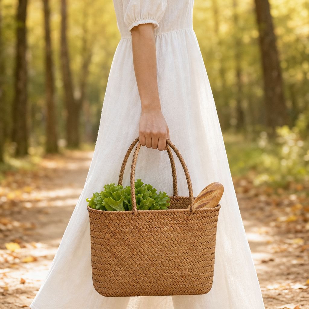 Flower Basket for Photography Props