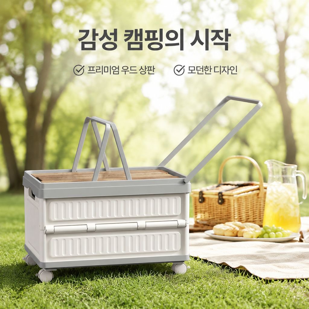 야외 접이식 수납박스