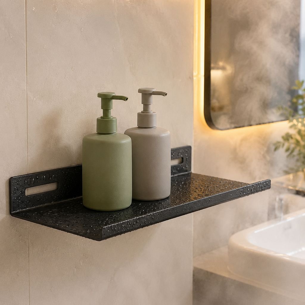 Nordic Wall-Mounted Shelf No Drilling Required