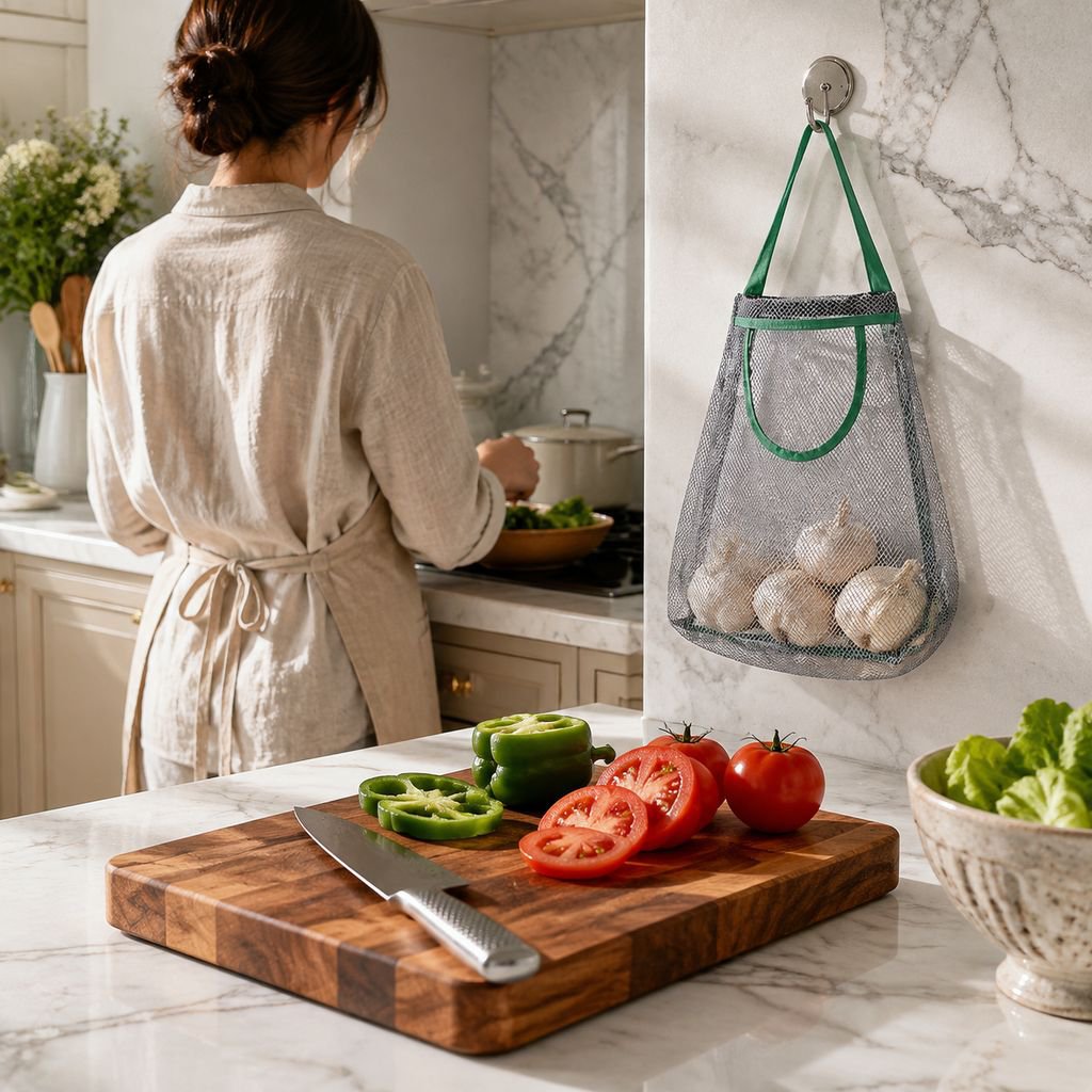 Solution de rangement suspendue pour gingembre