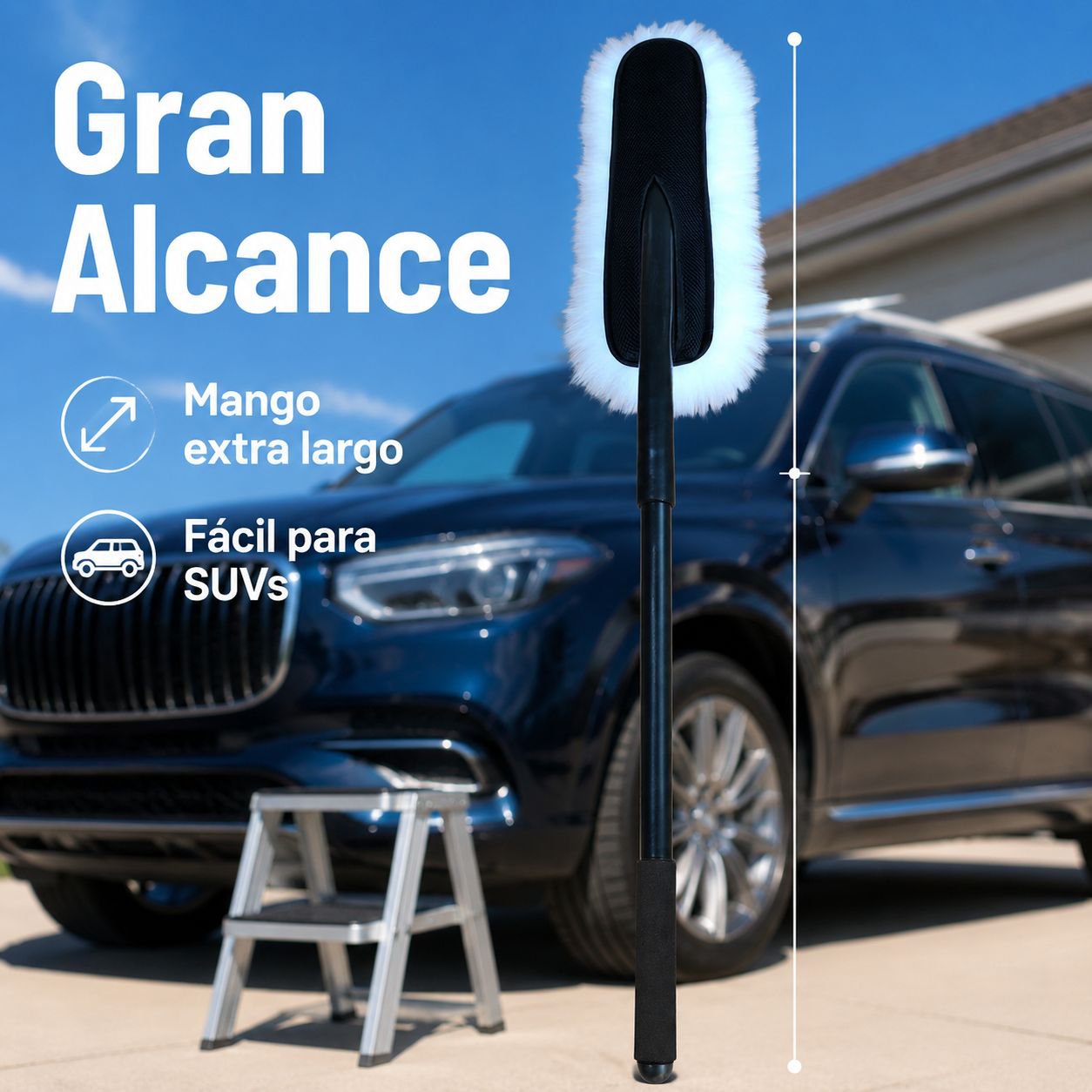 Mopa para coche quita polvo