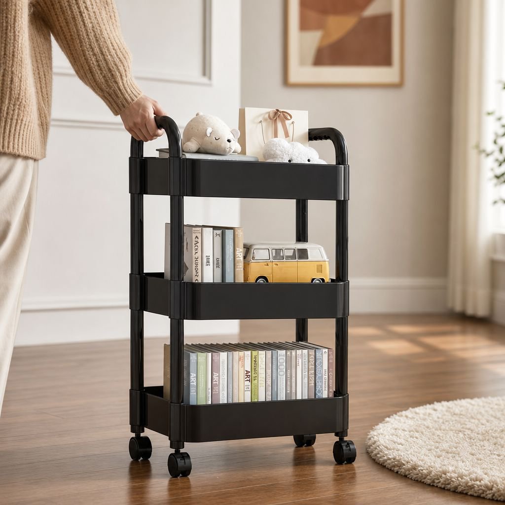 Floor-standing Fruit and Snack Kitchen Rack