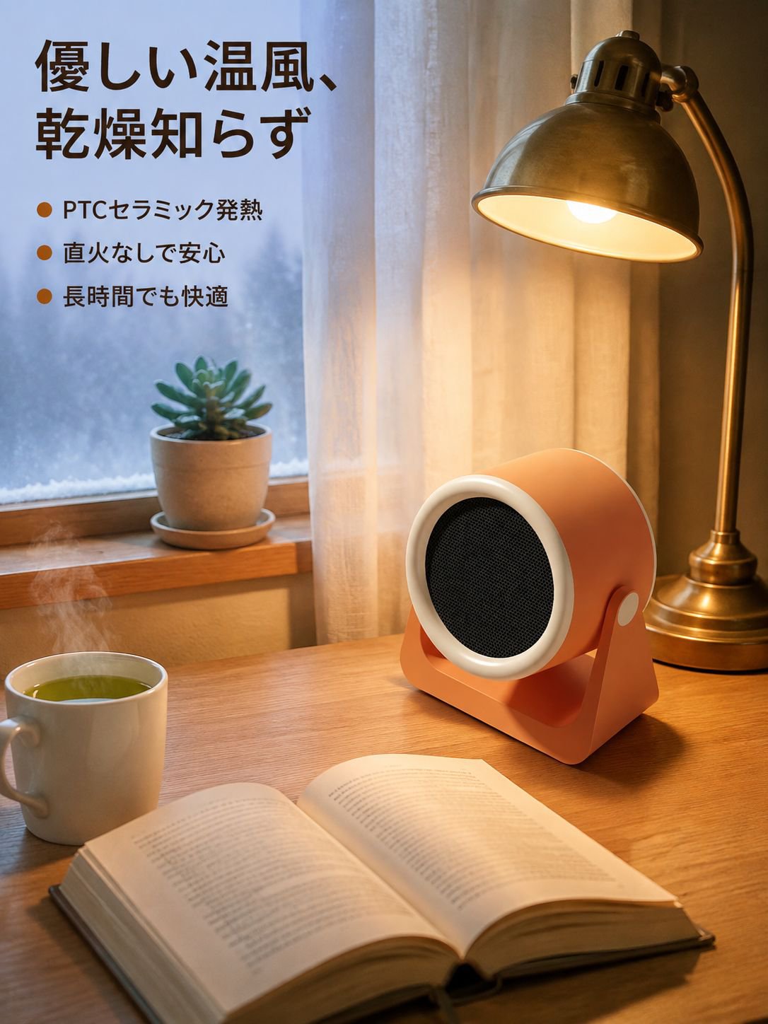 卓上用コンパクト電気ヒーター