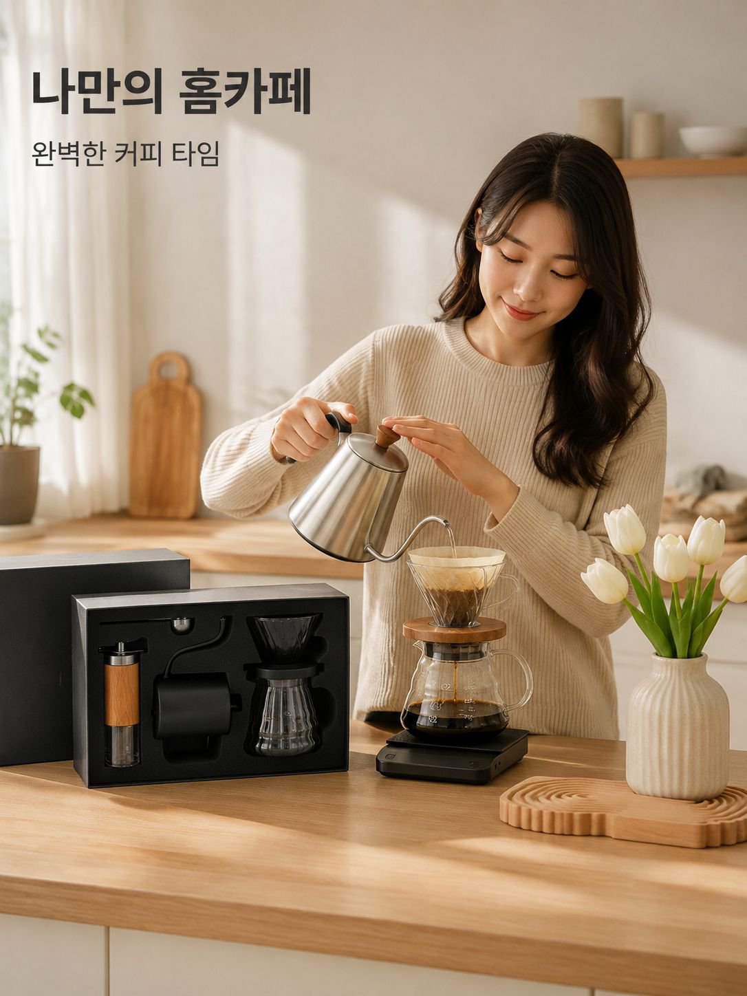 가정용 휴대용 핸드드립 커피세트