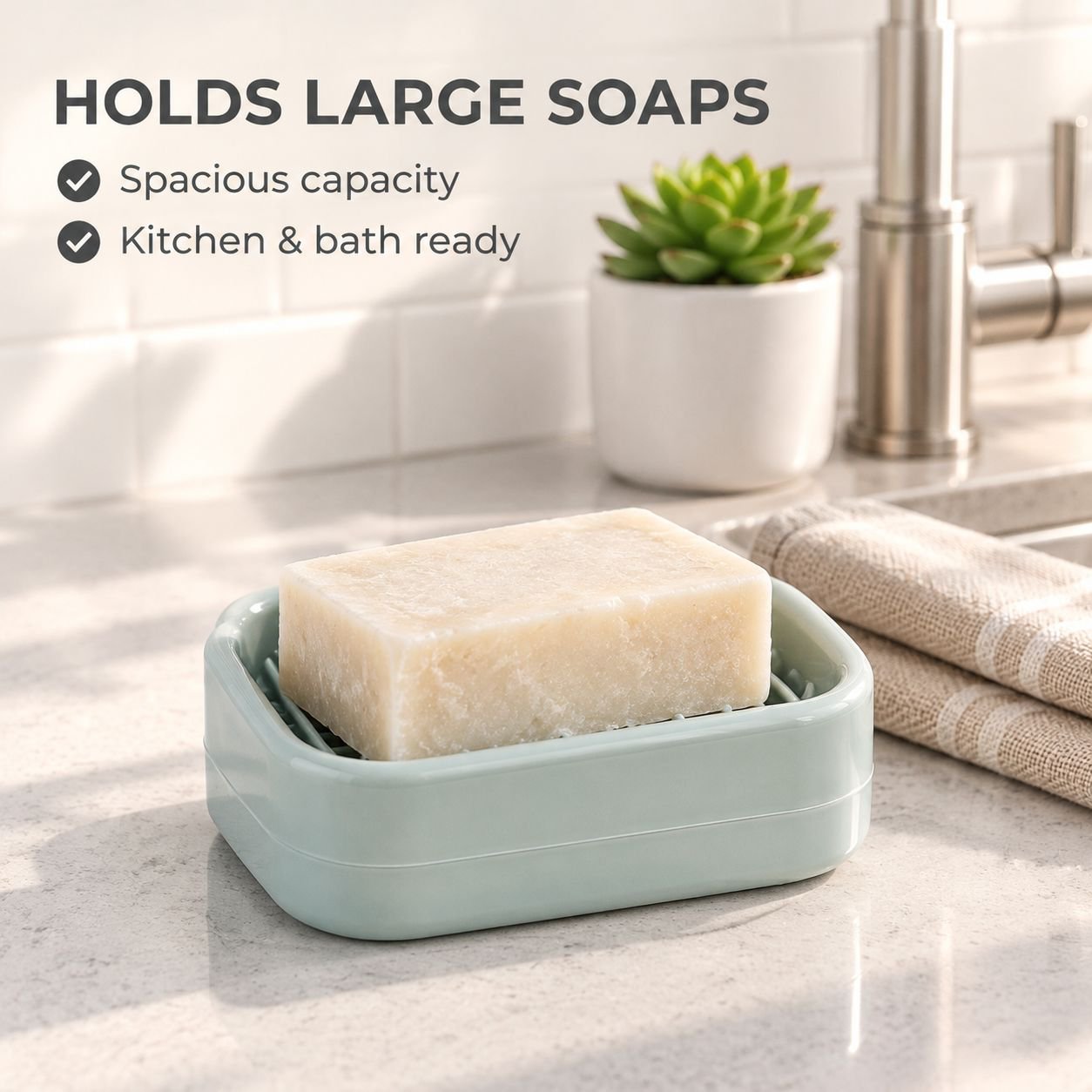 Luxury double-layer premium laundry soap draining box