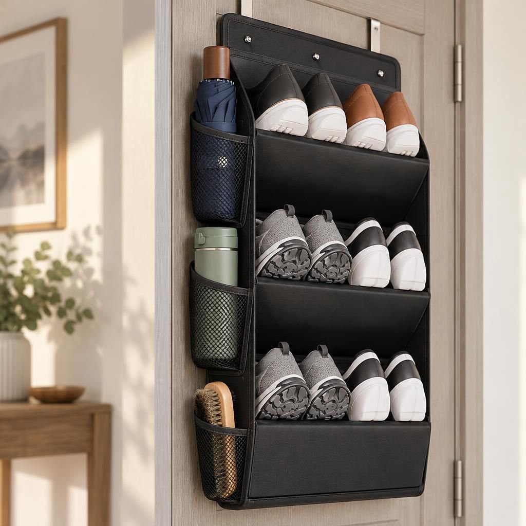 문 위 다용도 수납 신발장 잡동사니 정리 가방