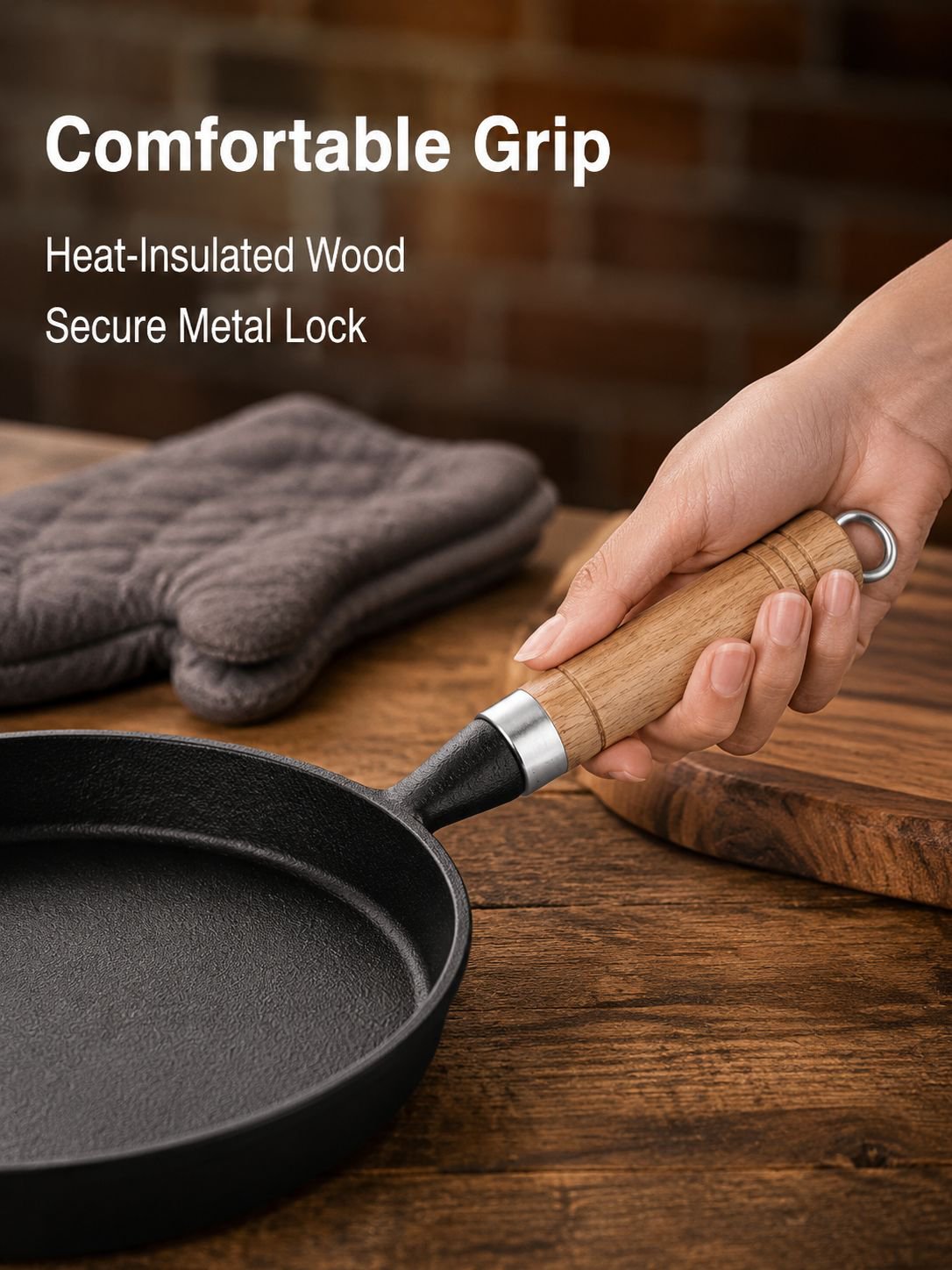 Multi-purpose Cast Iron Flat Pan