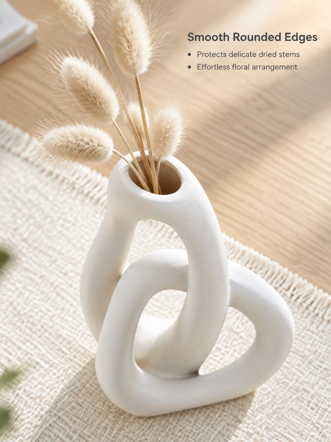 Modern dried flower vase for living room