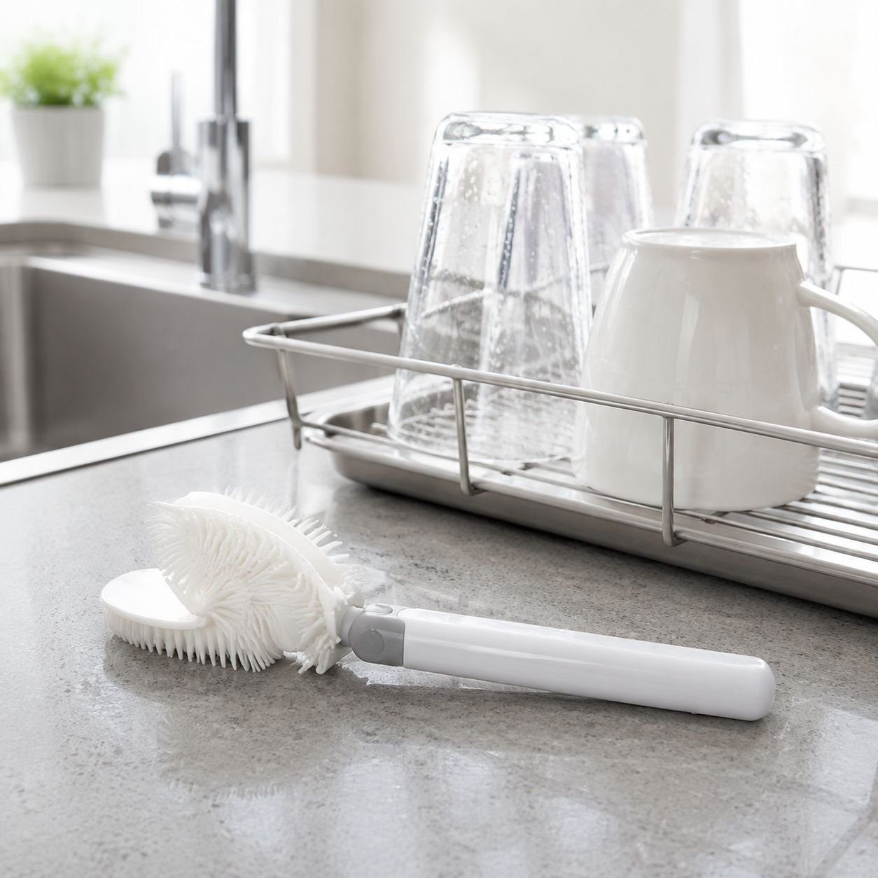 Versatile Brush Cleaning Different Drinkware