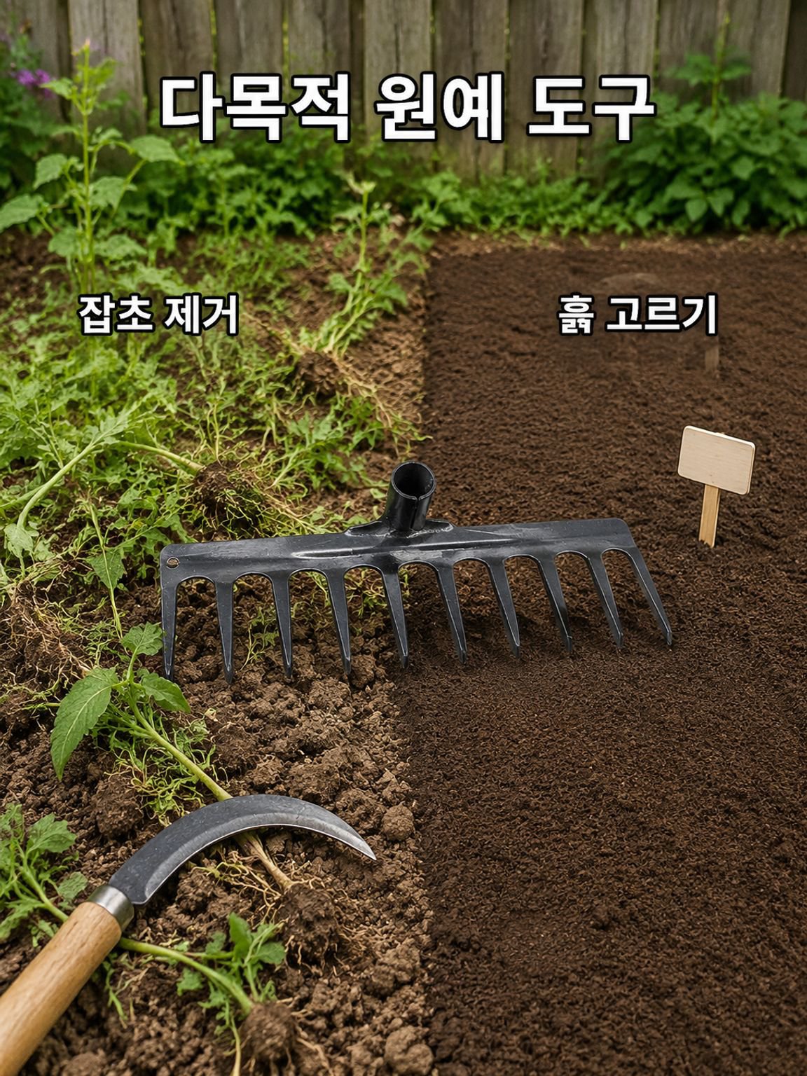 농업용송토갈이다용도두꺼운갈퀴