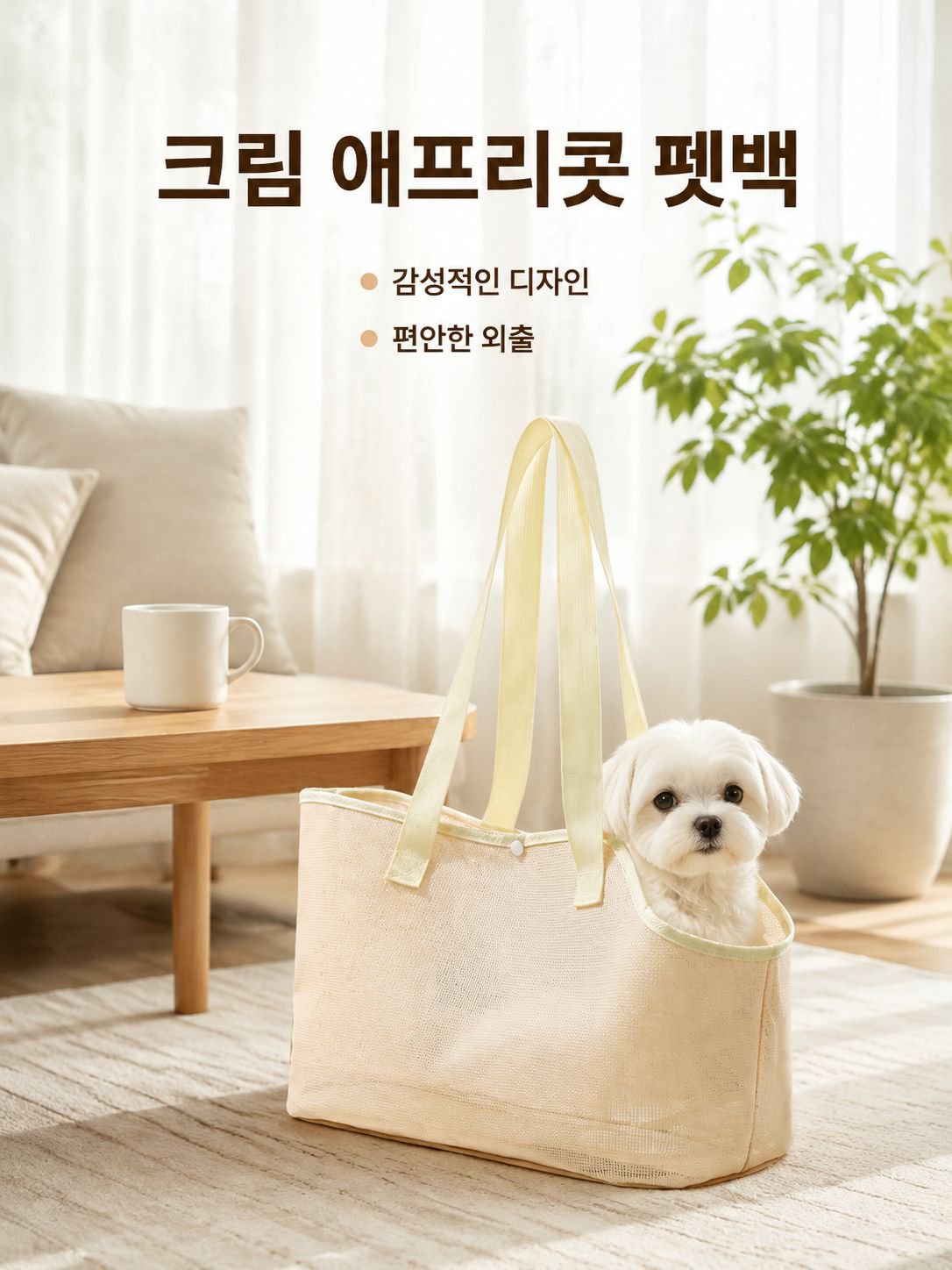 반려동물 전용 통기성 백팩