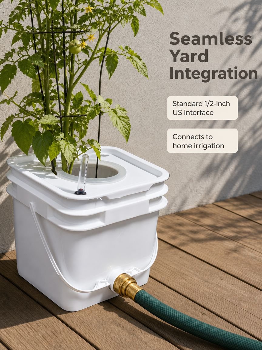 Indoor garden with hydroponic vertical system