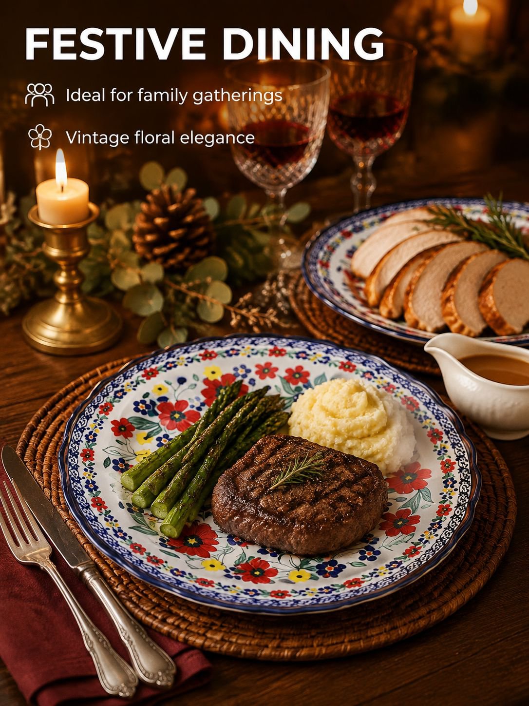 Artistic Ceramic Dinner Plate