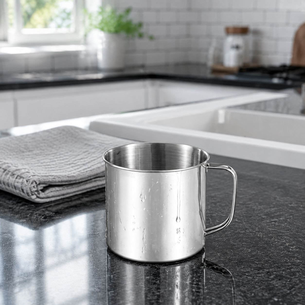 durable 316 stainless steel tea mug