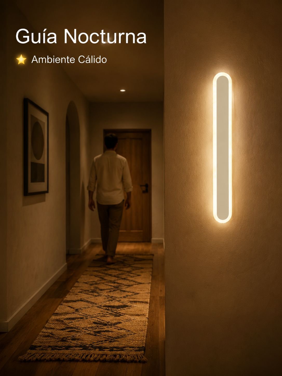 Luz de pared estilo escandinavo