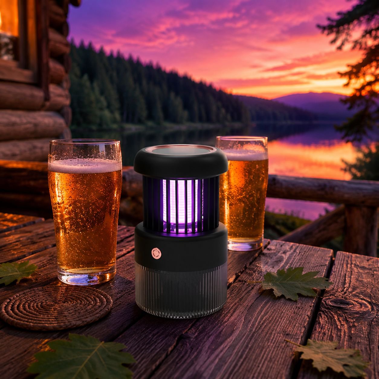 Leiser Mückenvernichter, für Zuhause und Outdoor, kabelloses Design