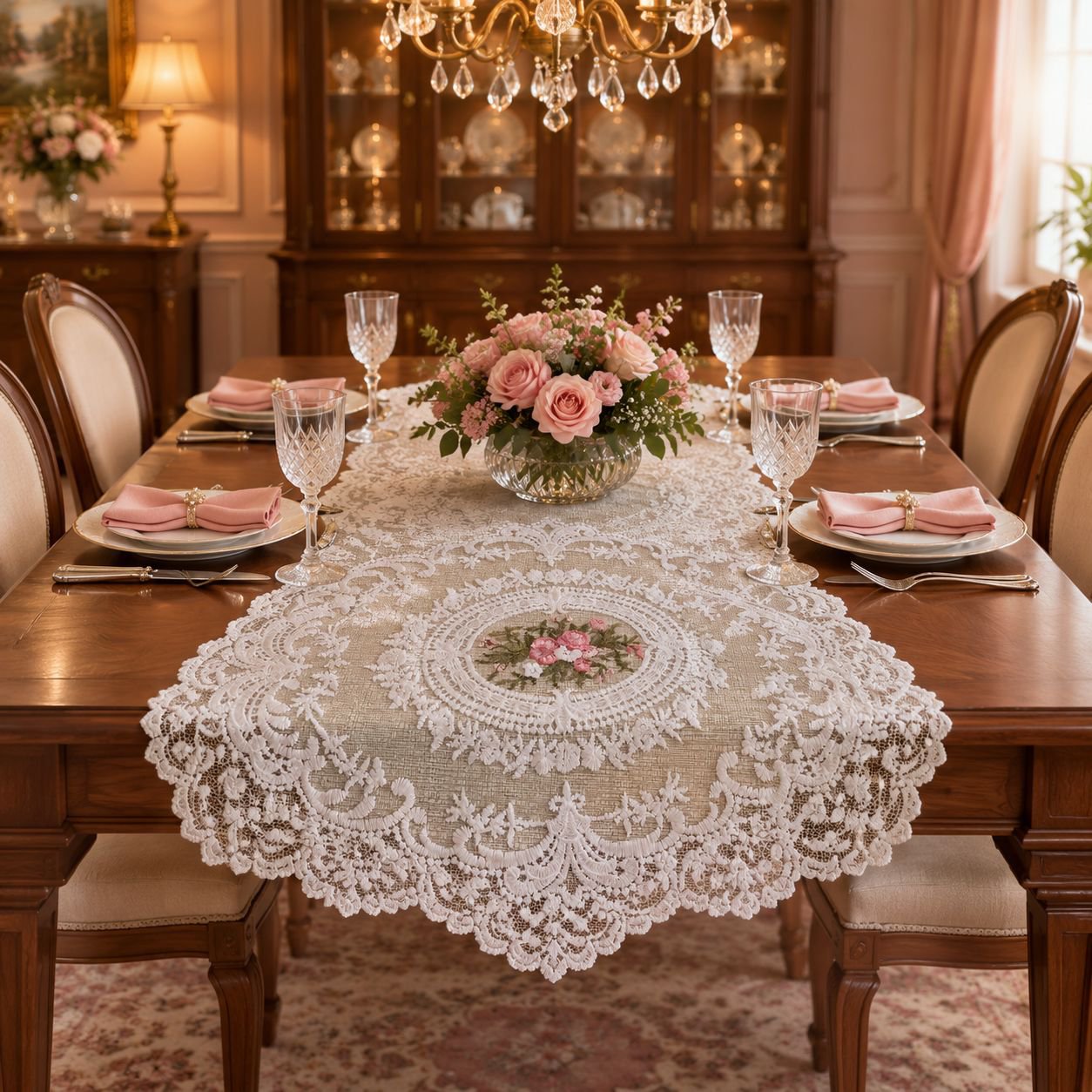  French Lace Tablecloth Placemat