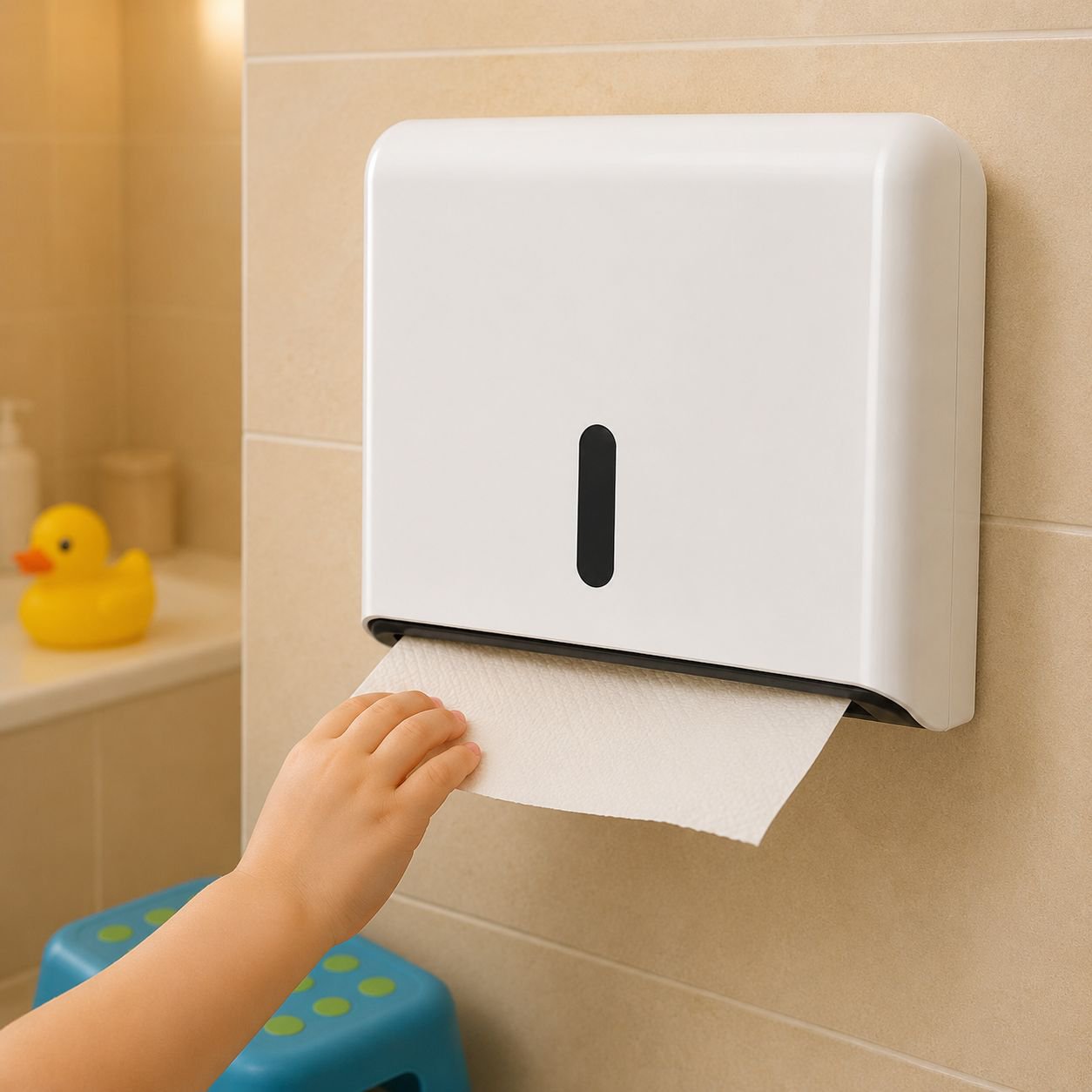 Sleek and minimalist tissue dispenser for home