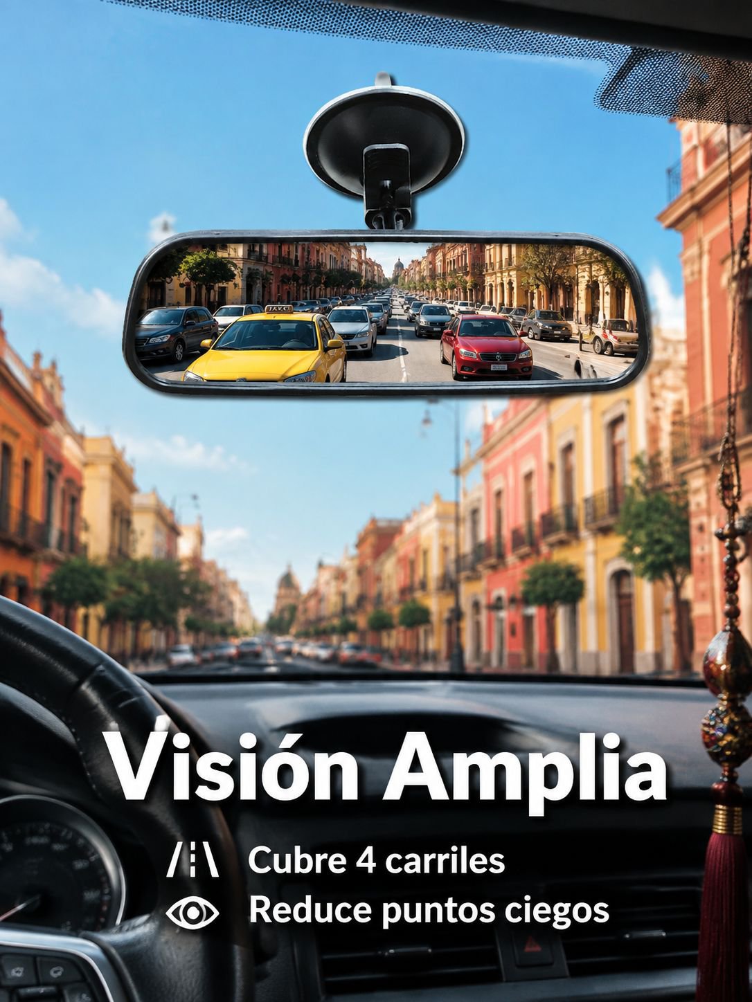 Espejo retrovisor para triciclo eléctrico