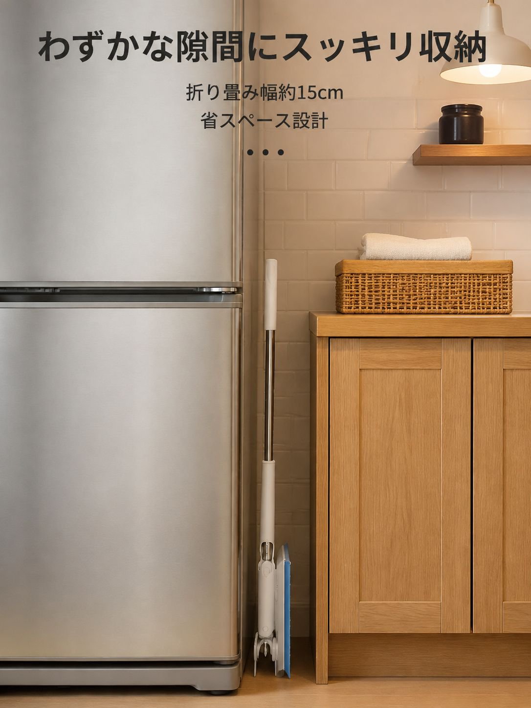 手洗い不要三角モップ