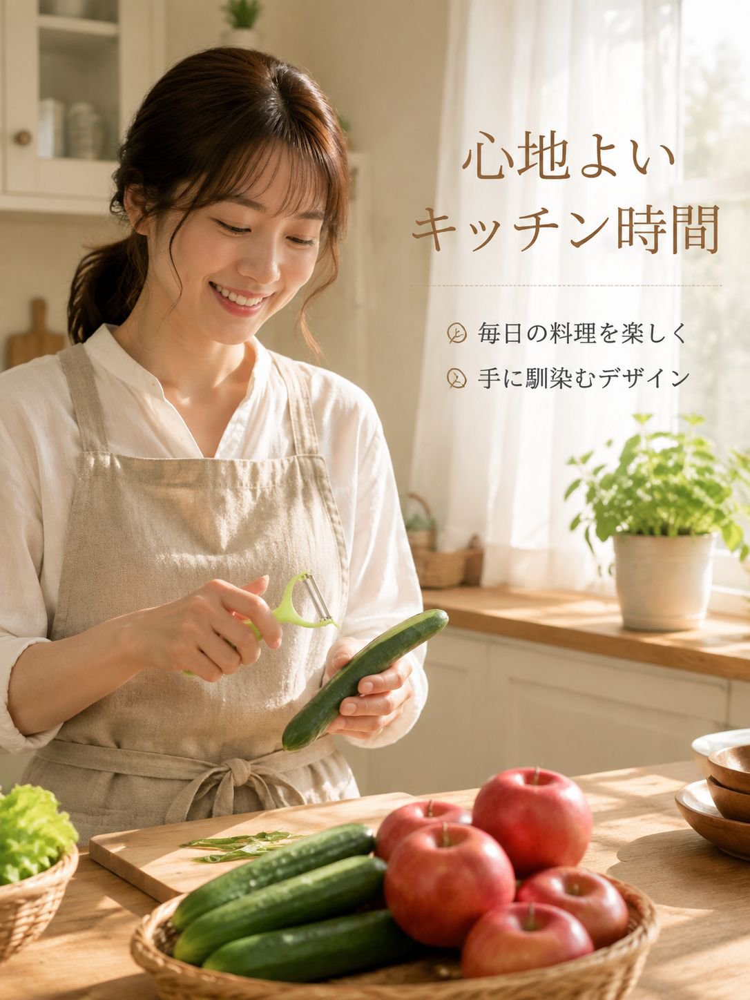 果物と野菜の皮むき器