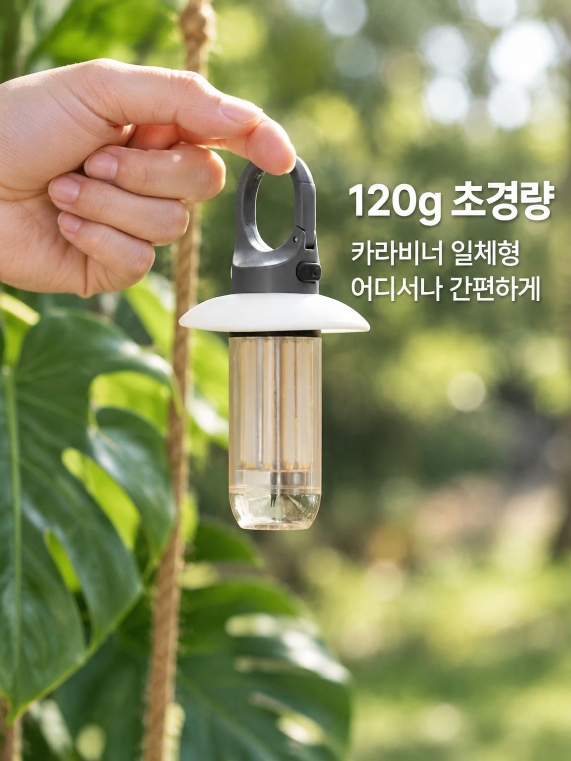 충전식 미니 비상용 캠핑 손전등