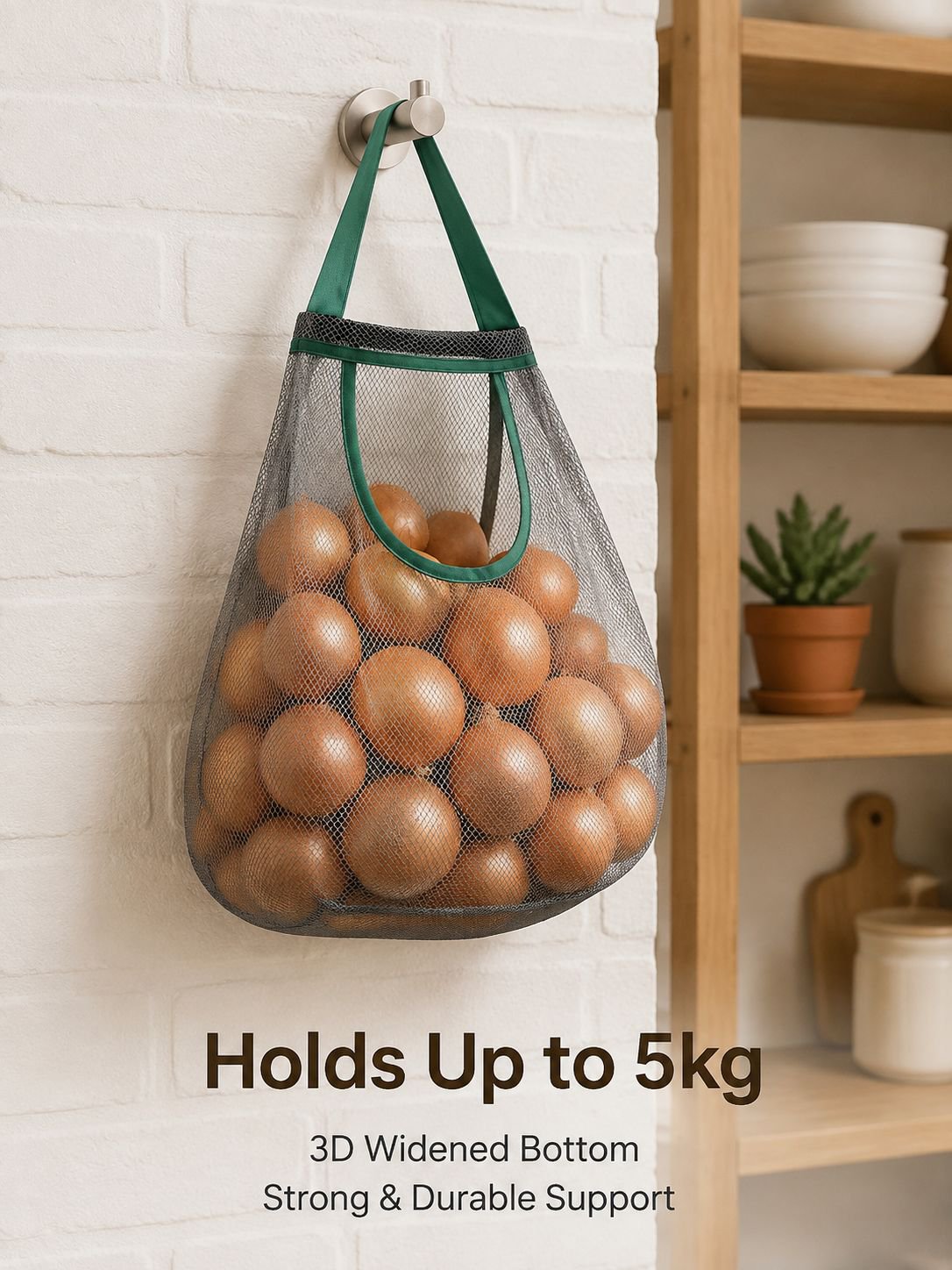 Breathable fruit and vegetable storage bags