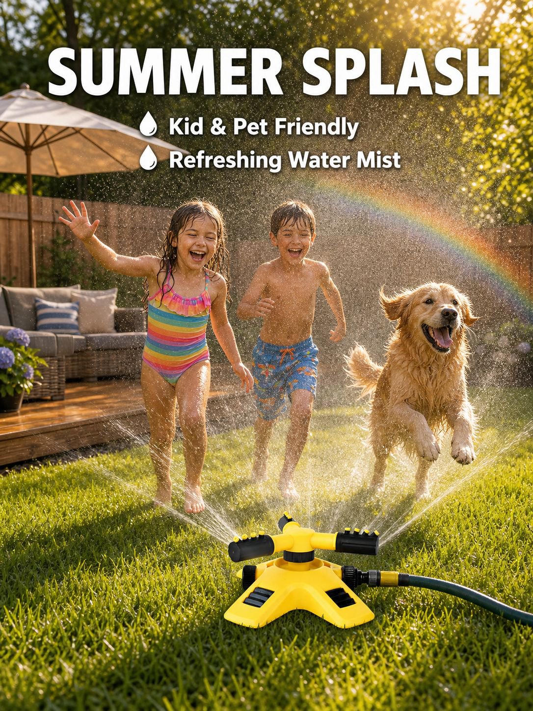 360° Automatic Rotating Sprinkler