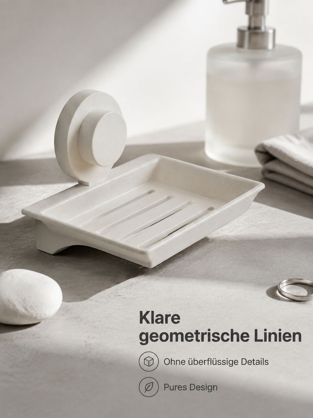 Seifenhalter ohne Bohren für Dusche und Bad
