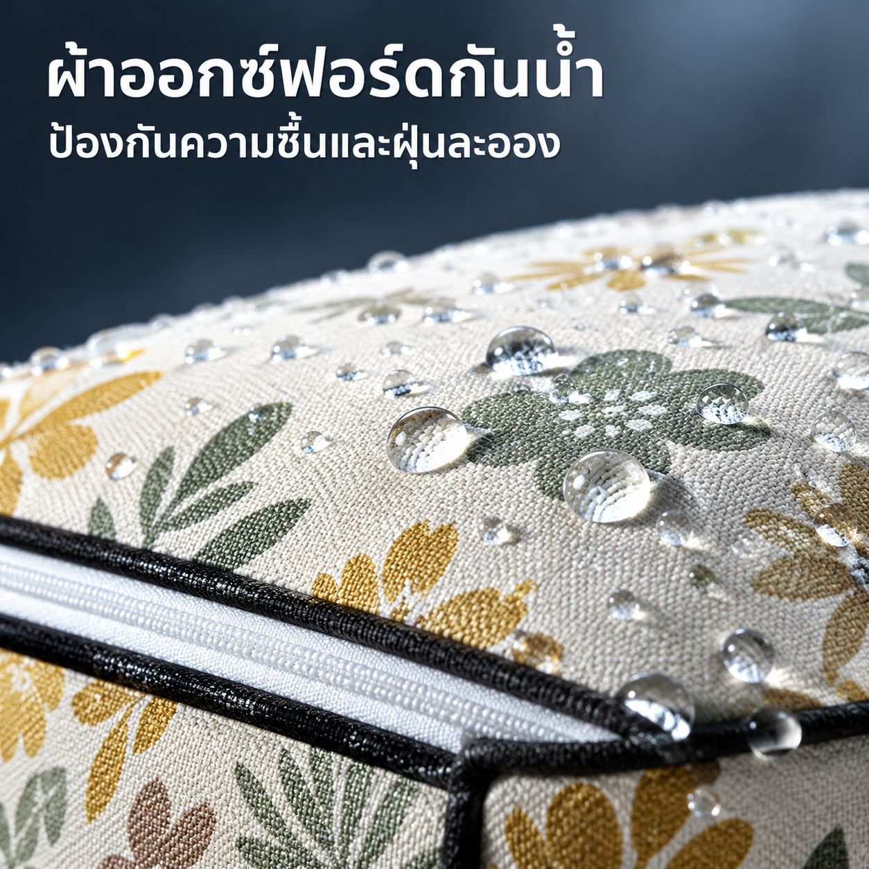 ถุงเก็บผ้านวมและเสื้อผ้าแบบหนา พร้อมช่องหน้าต่างใส