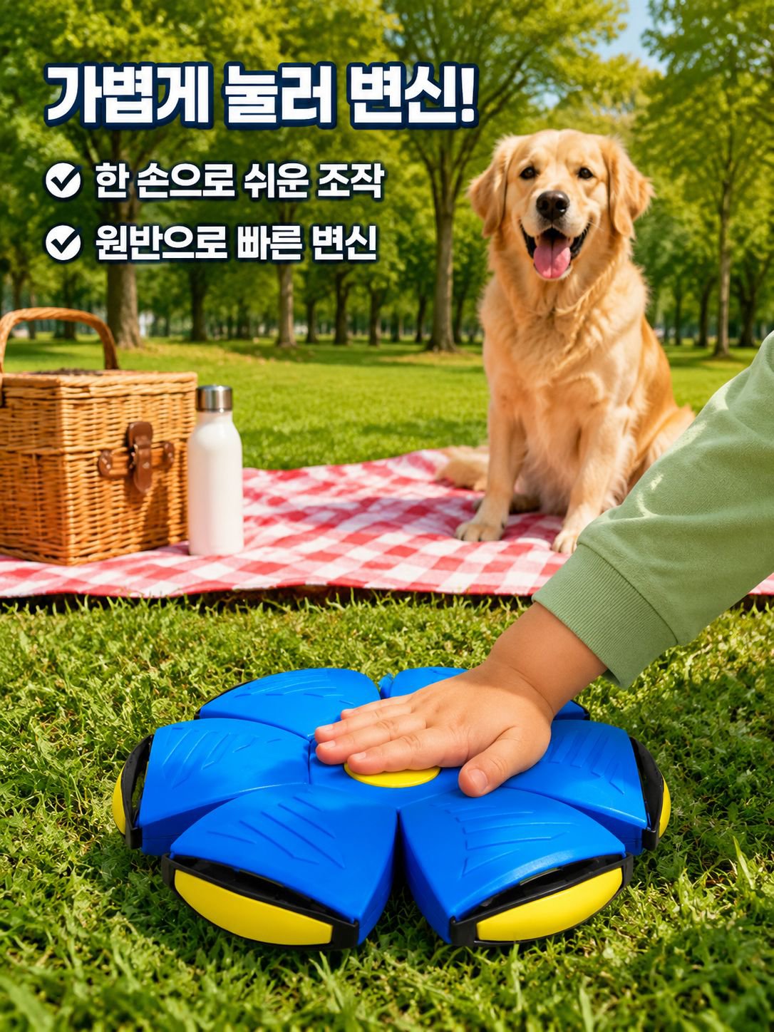 마술 개 장난감 플라이볼 이상한 마술 공