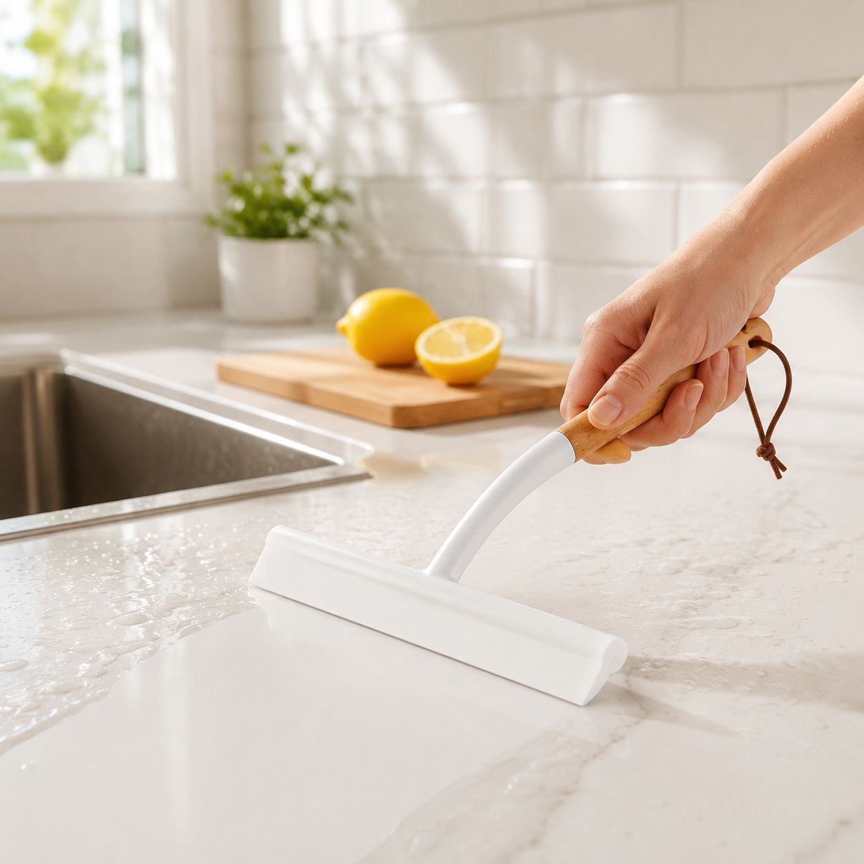Multi-Purpose Silicone Squeegee