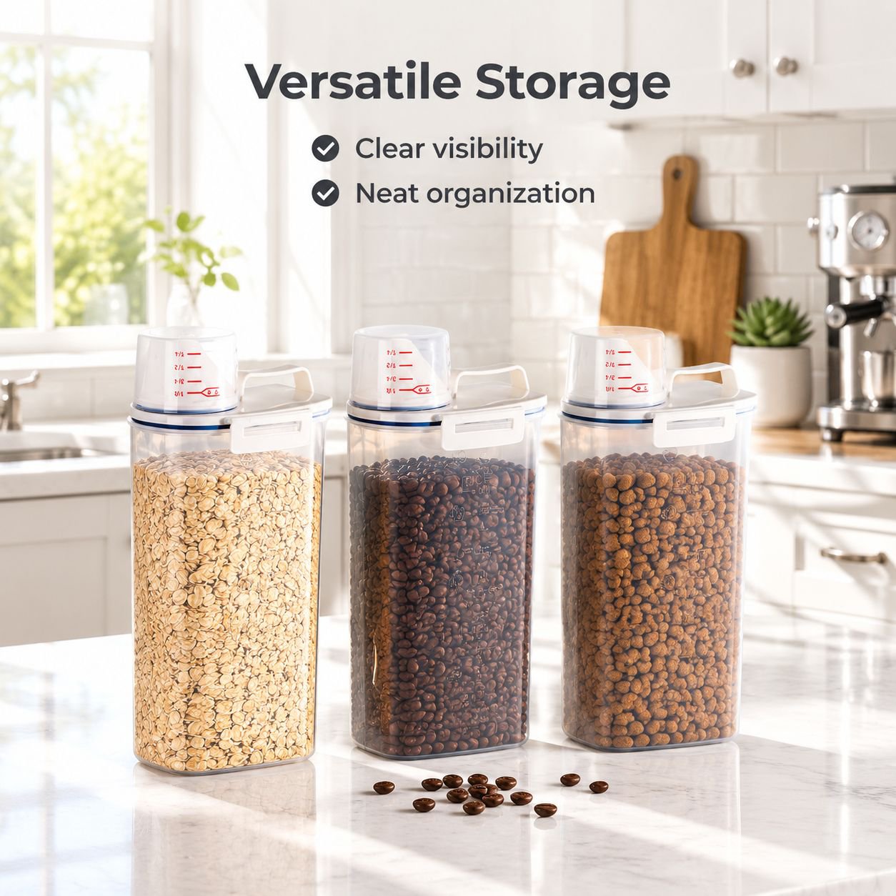 Large Airtight Cereal Storage Container
