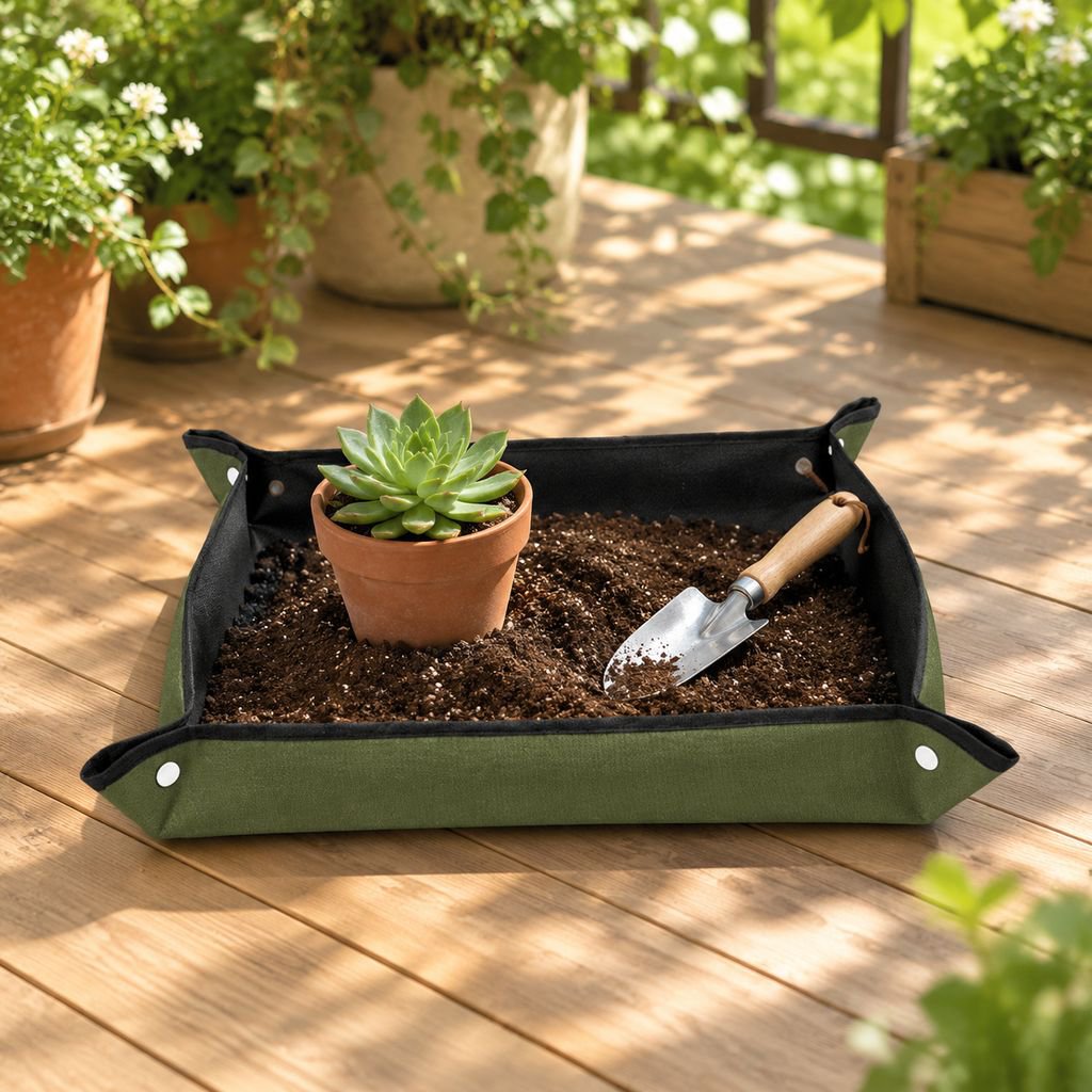 Gardening Soil Change Oxford Operation Mat Succulent Plants Balcony Mixing Soil