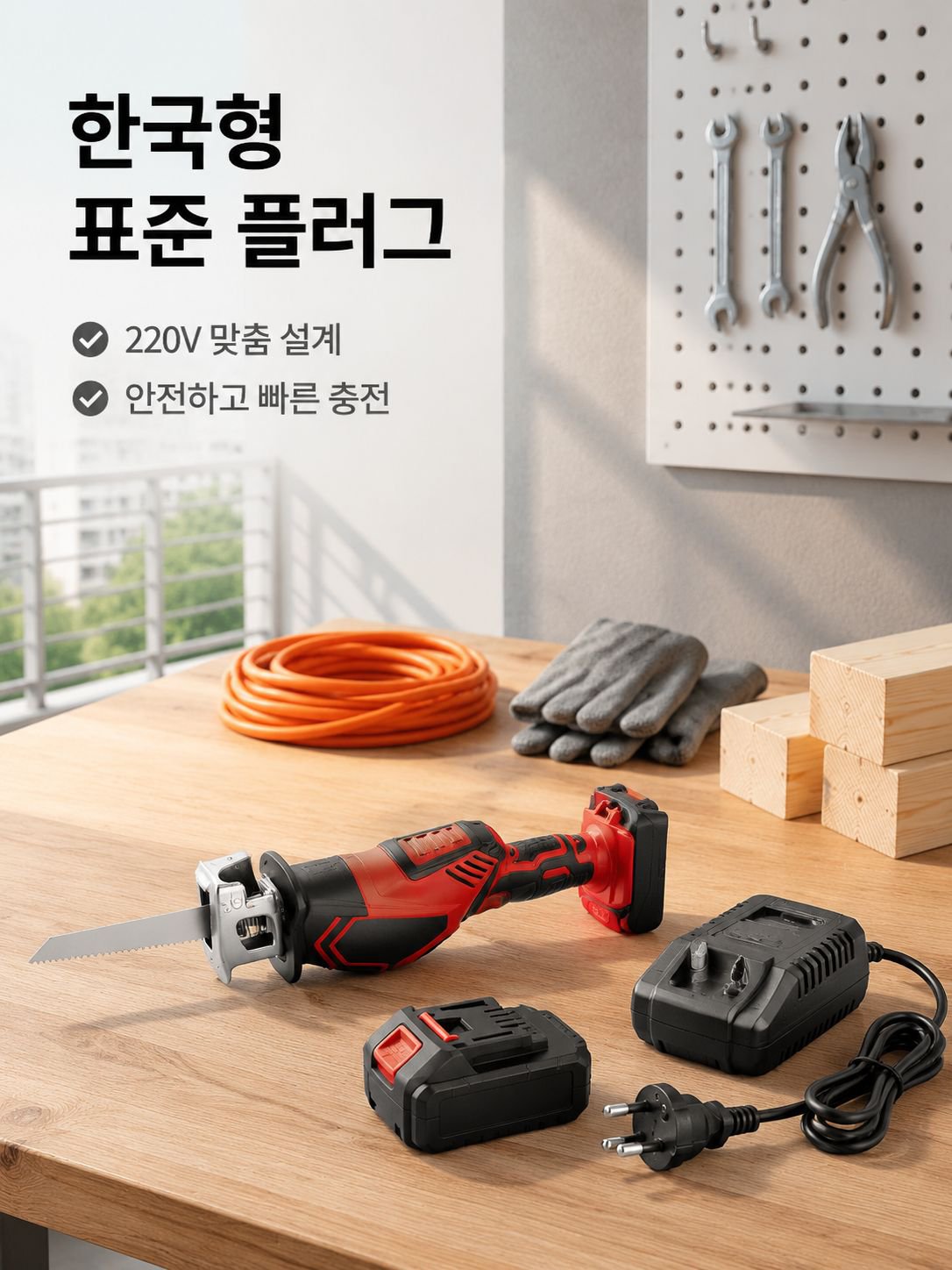 무선 전동 목재 절단기