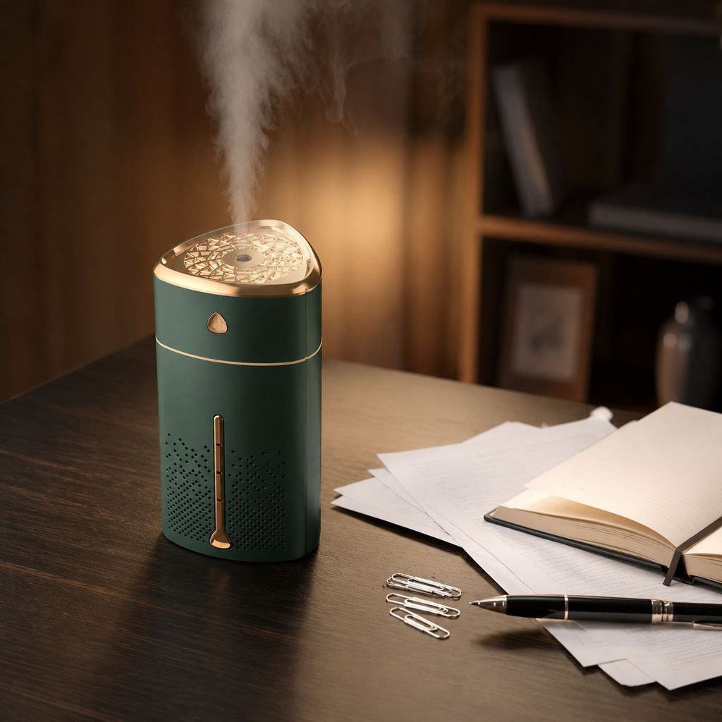 Humidificador Portátil Colorido con Lámpara de Ambiente