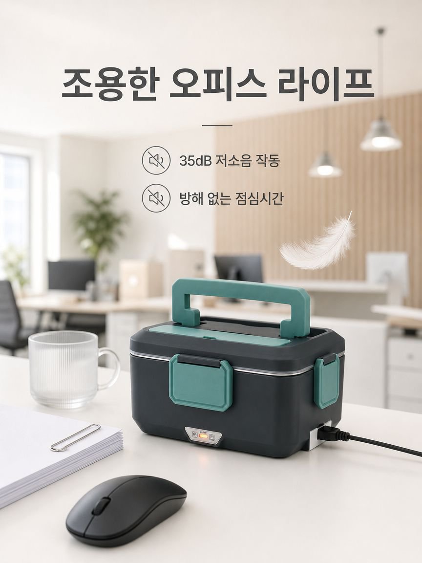 25L 스마트 보온 전열식 도시락