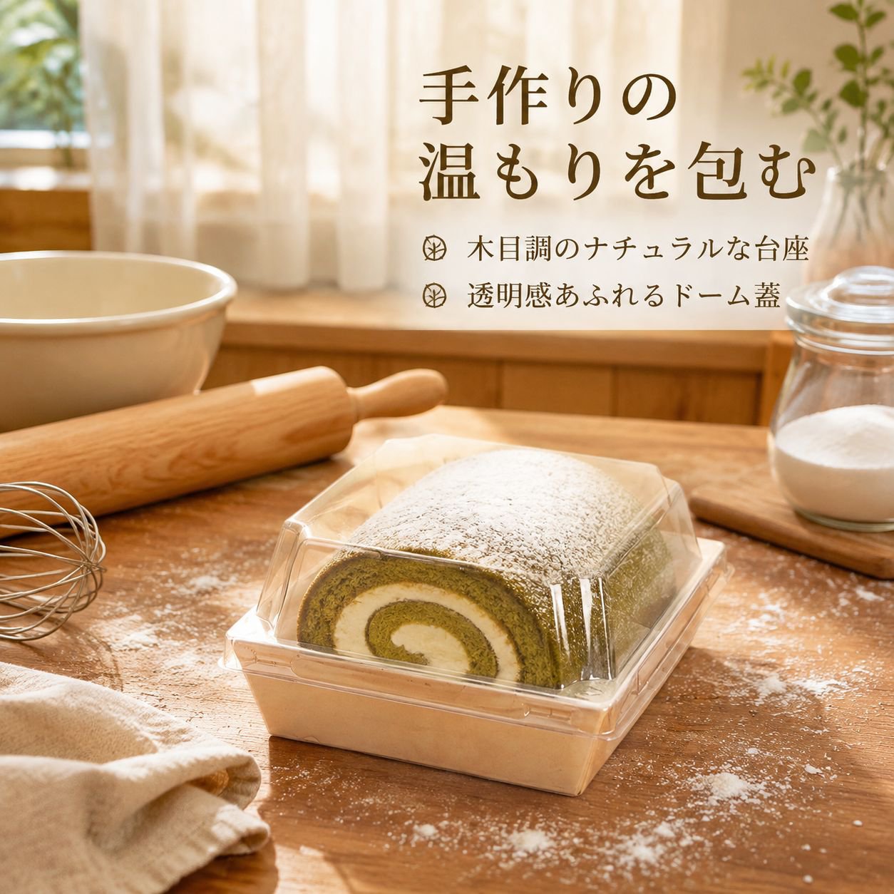 スノーメイニャンケーキ専用パッケージ 西洋菓子パン用テイクアウトボックス