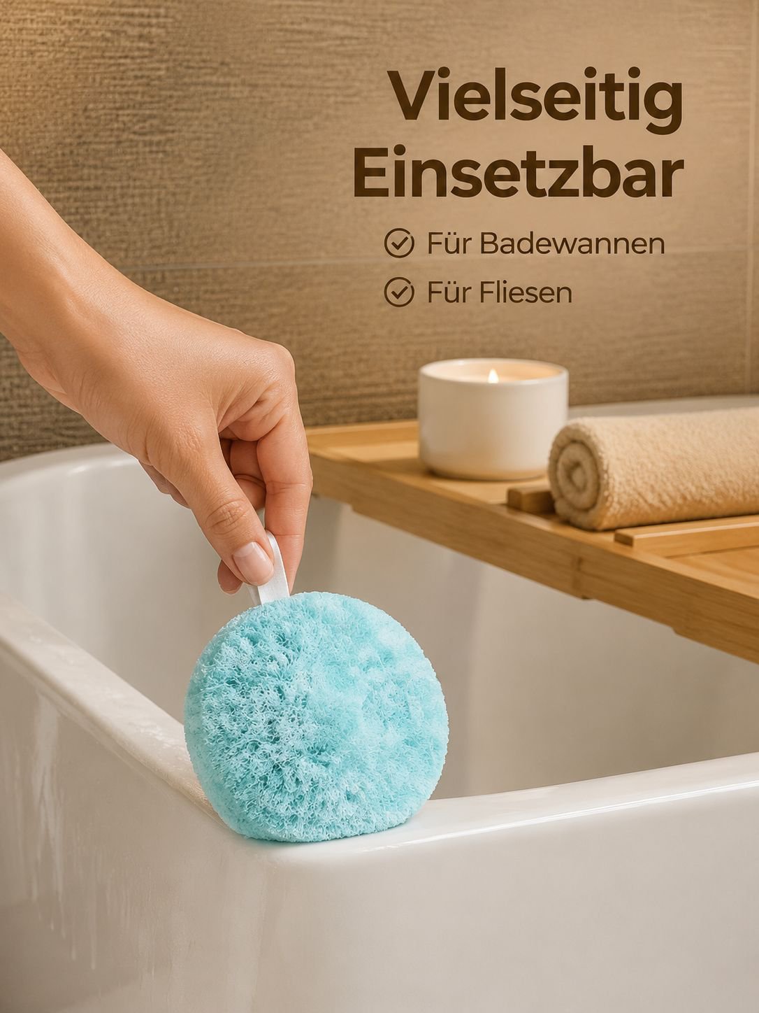Effizienter antibakterieller Reinigungsball für das Badezimmer