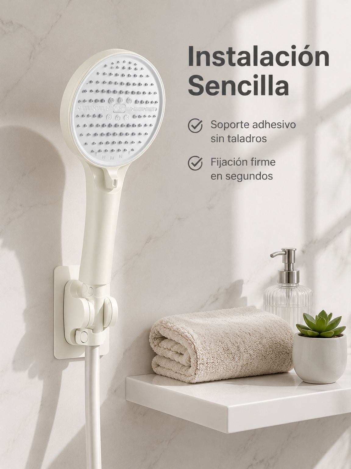 Regadera de Alta Presión Especial para Calentador de Agua