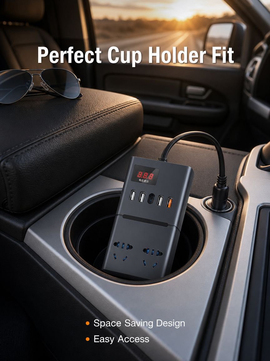 Rechargeable truck lifting car inverter home power converter car charging truck socket