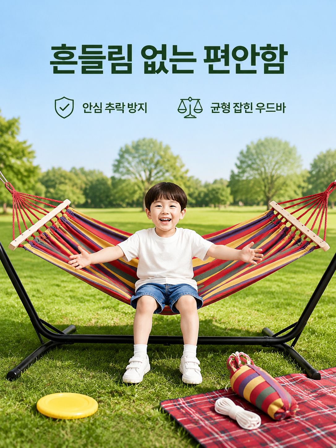 넘어지지 않는 해먹 스윙