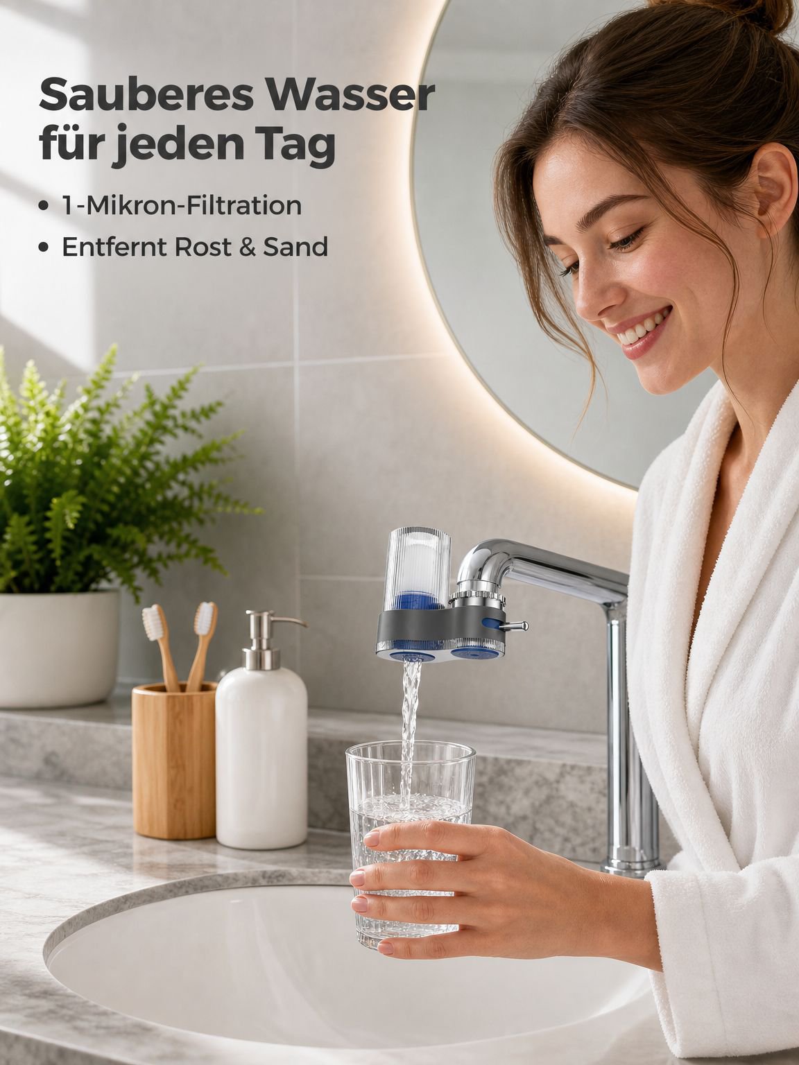 Wasserfilter für Wasserhahn